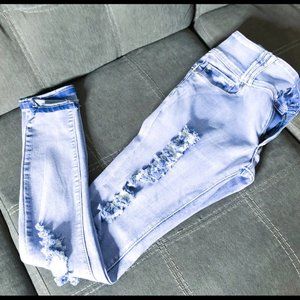 Ripped Light Blue Jeans